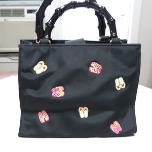 Vintage black mini purse